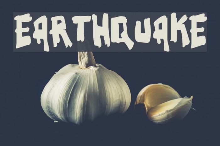 Earthquake フォント examples