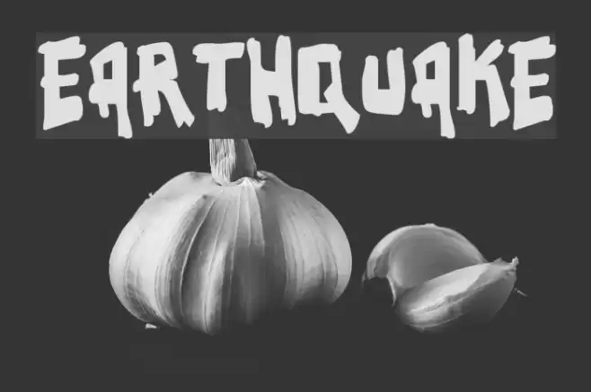 Earthquake Font examples