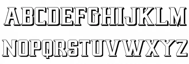Earthrealm 3D 字体 小写