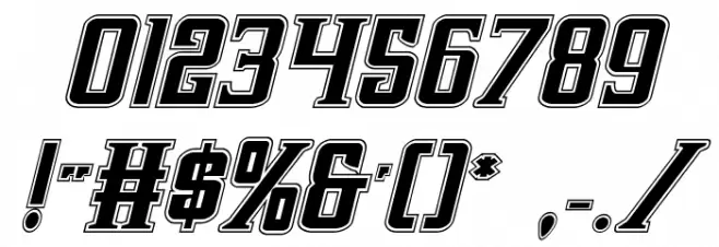 Earthrealm Academy Italic Font OTHER CHARS