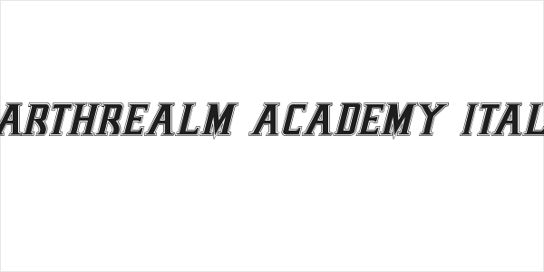 Earthrealm Academy Italic Logo