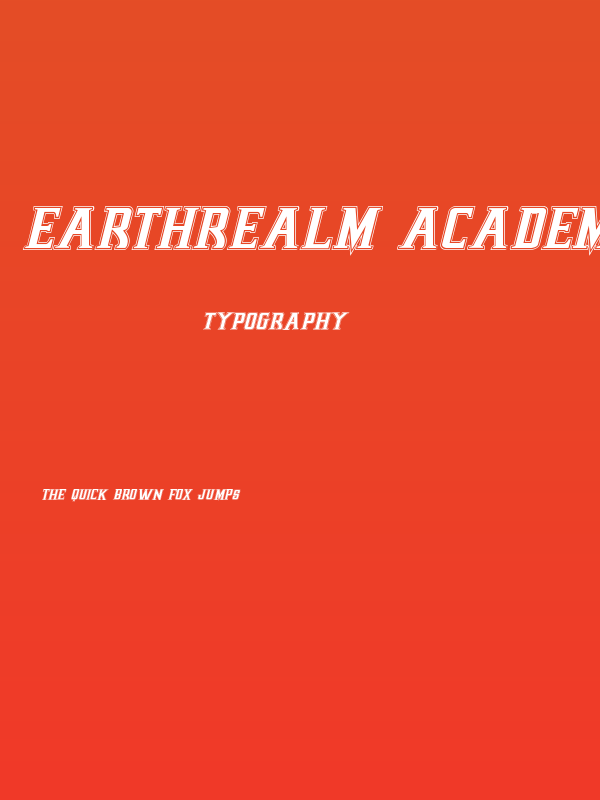 Earthrealm Academy Italic Poster