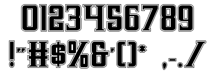 Earthrealm Academy Font OTHER CHARS