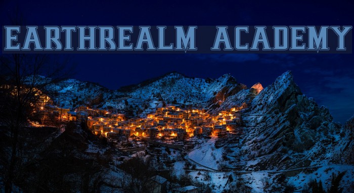 Earthrealm Academy Font examples