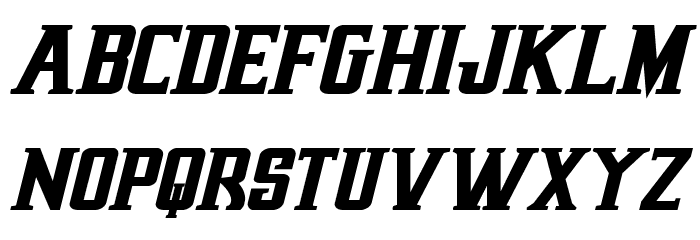 Earthrealm Bold Italic Font LOWERCASE