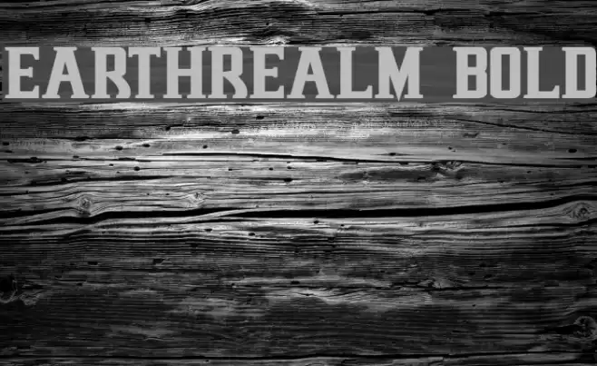 Earthrealm Bold Font examples
