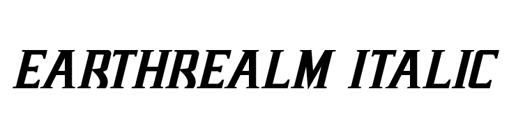 Earthrealm Italic  baixar fontes gratis