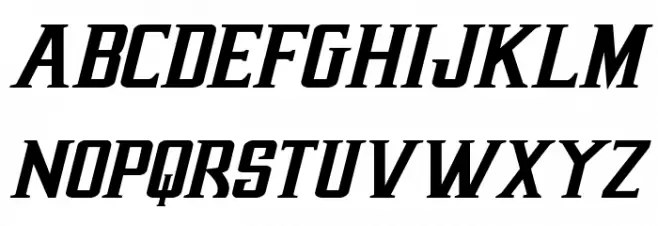 Earthrealm Italic Fonte MAIÚSCULAS