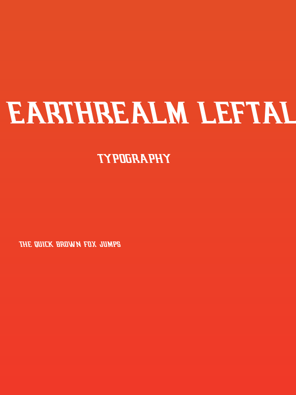 Earthrealm Leftalic Poster