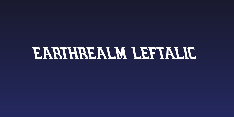 Earthrealm Leftalic Social Header