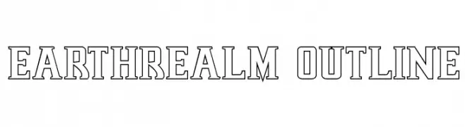 Earthrealm Outline  नि: शुल्क फ़ॉन्ट्स डाउनलोड