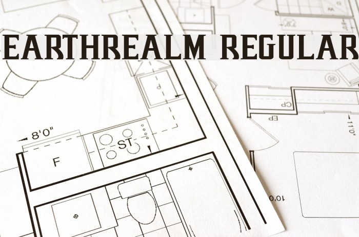Earthrealm Regular Font examples