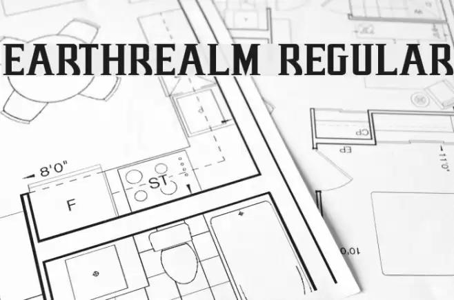 Earthrealm Regular Font examples
