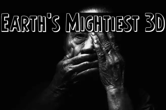 Earth's Mightiest 3D Font examples
