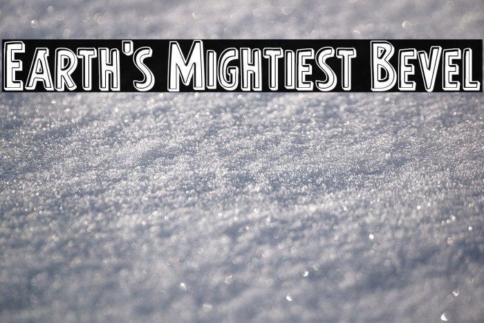 Earth's Mightiest Bevel Example 1