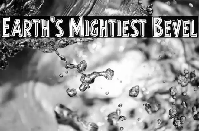 Earth's Mightiest Bevel Font examples