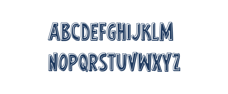 Earth's Mightiest Bevel Lowercase