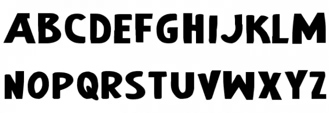 Earth's Mightiest Bold Expanded フォント 大文字