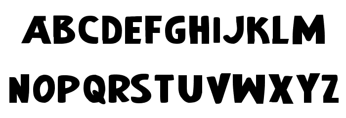 Earth's Mightiest Bold Expanded Font LOWERCASE