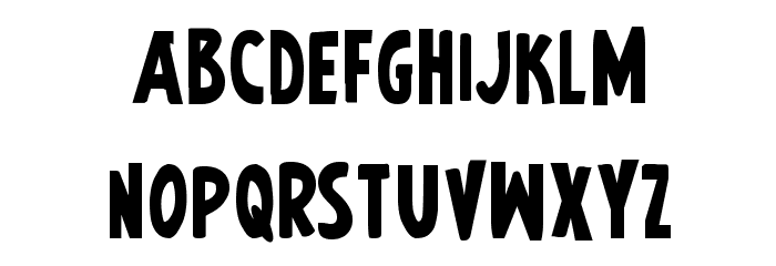Earth's Mightiest Bold Font LOWERCASE