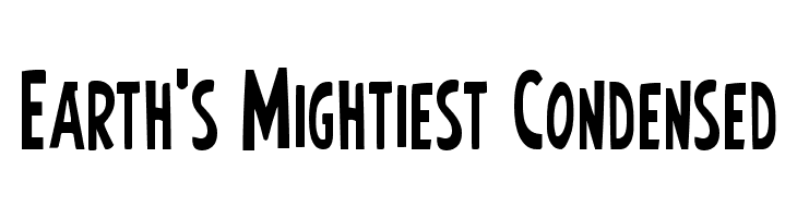 Earth's Mightiest Condensed  Fuentes Gratis Descargar