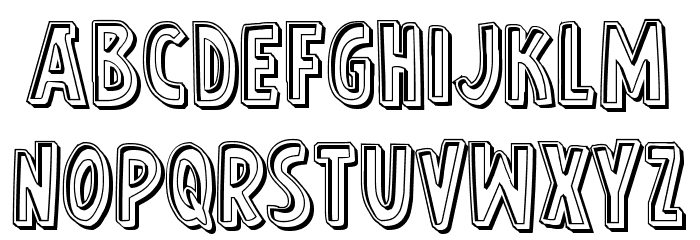 Earth's Mightiest Engraved Font LOWERCASE