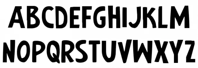 Earth's Mightiest Expanded Font LOWERCASE