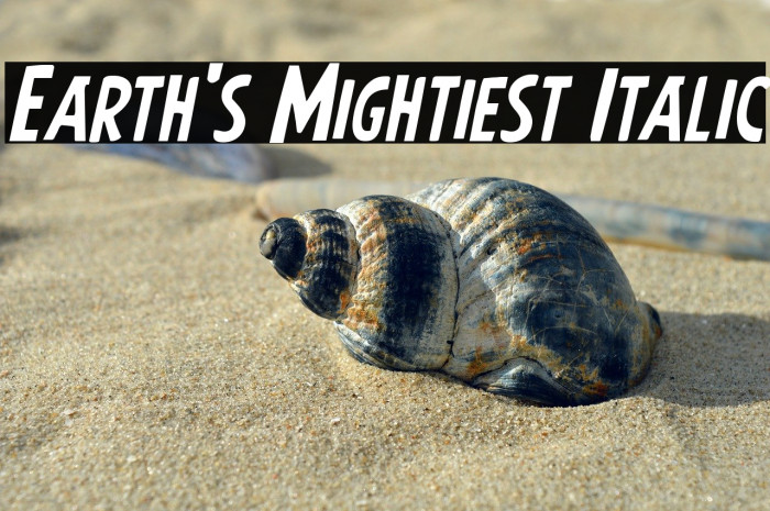 Earth's Mightiest Italic Example 3