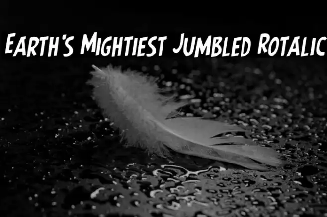 Earth's Mightiest Jumbled Rotalic Example 1