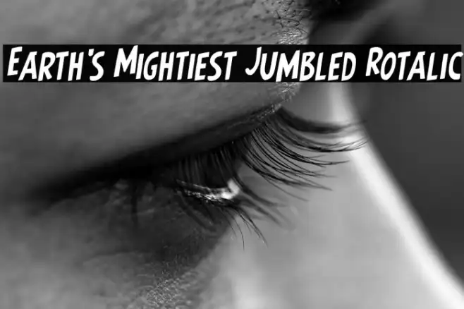 Earth's Mightiest Jumbled Rotalic Example 2
