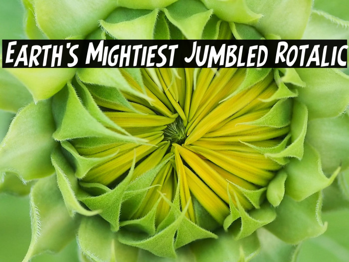 Earth's Mightiest Jumbled Rotalic Example 3