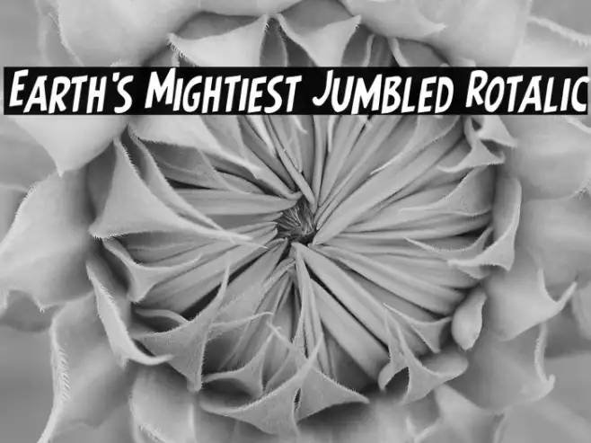 Earth's Mightiest Jumbled Rotalic Example 3