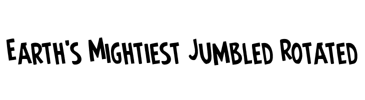 Earth's Mightiest Jumbled Rotated  لخطوط تنزيل