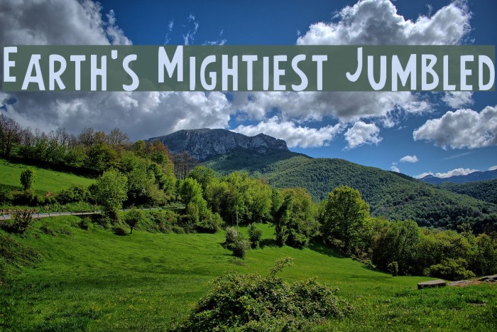 Earth's Mightiest Jumbled لخطوط تنزيل examples