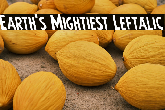 Earth's Mightiest Leftalic Example 2