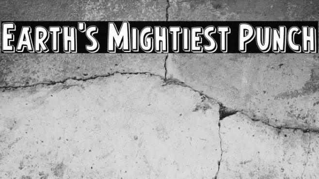 Earth's Mightiest Punch Font examples