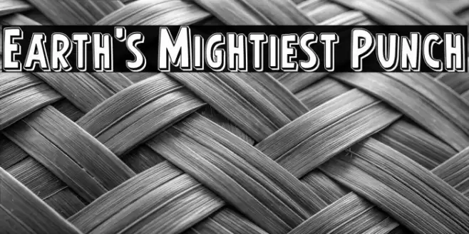 Earth's Mightiest Punch Font examples