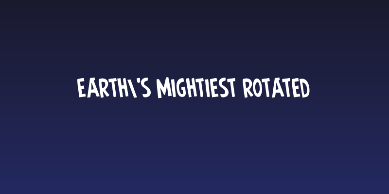 Earth's Mightiest Rotated Social Header