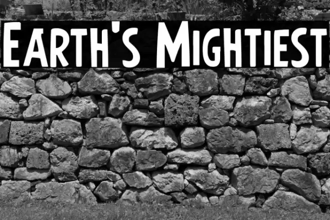 Earth's Mightiest Font examples