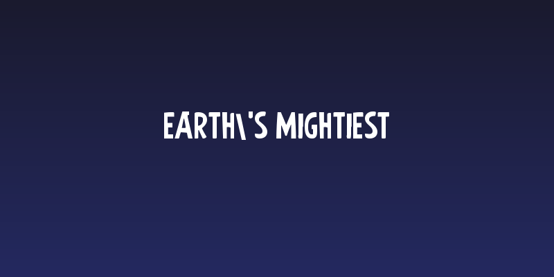 Earth's Mightiest Social Header