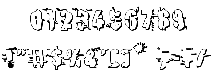 Earthshake 3D Regular Font OTHER CHARS