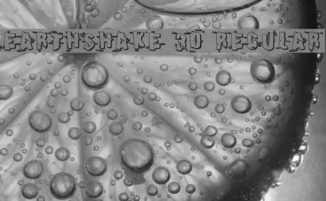 Earthshake 3D Regular Example 3