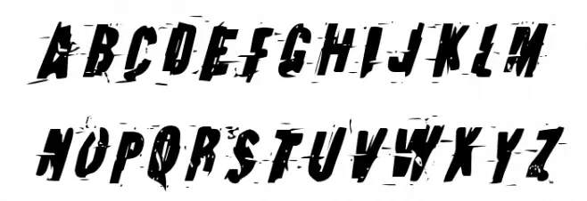 Earthshake Condensed Italic Fonte MAIÚSCULAS