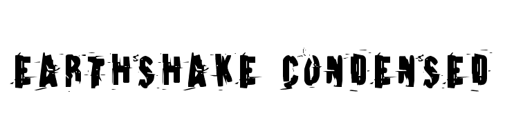 Earthshake Condensed  免费字体下载