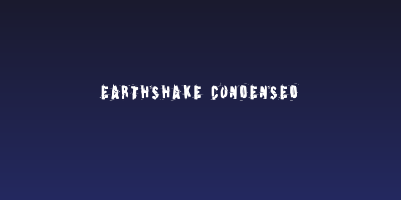 Earthshake Condensed Social Header