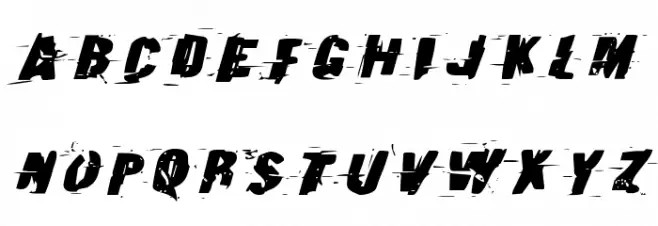 Earthshake Expanded Italic Fonte MAIÚSCULAS