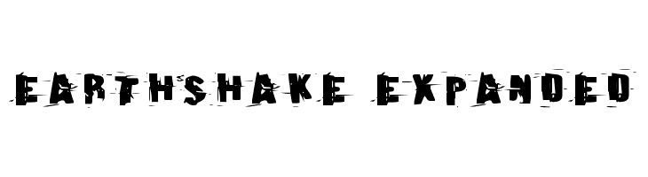 Earthshake Expanded  नि: शुल्क फ़ॉन्ट्स डाउनलोड