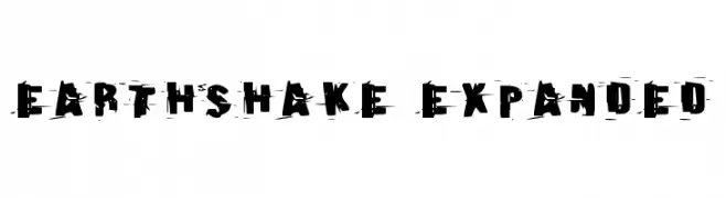 Earthshake Expanded  Frei Schriftart Herunterladen