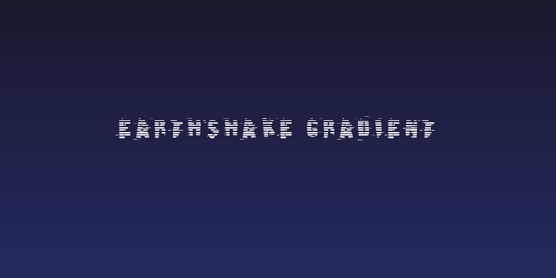 Earthshake Gradient Social Header
