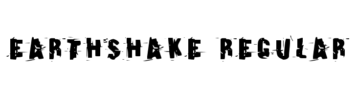 Earthshake Regular  Fuentes Gratis Descargar